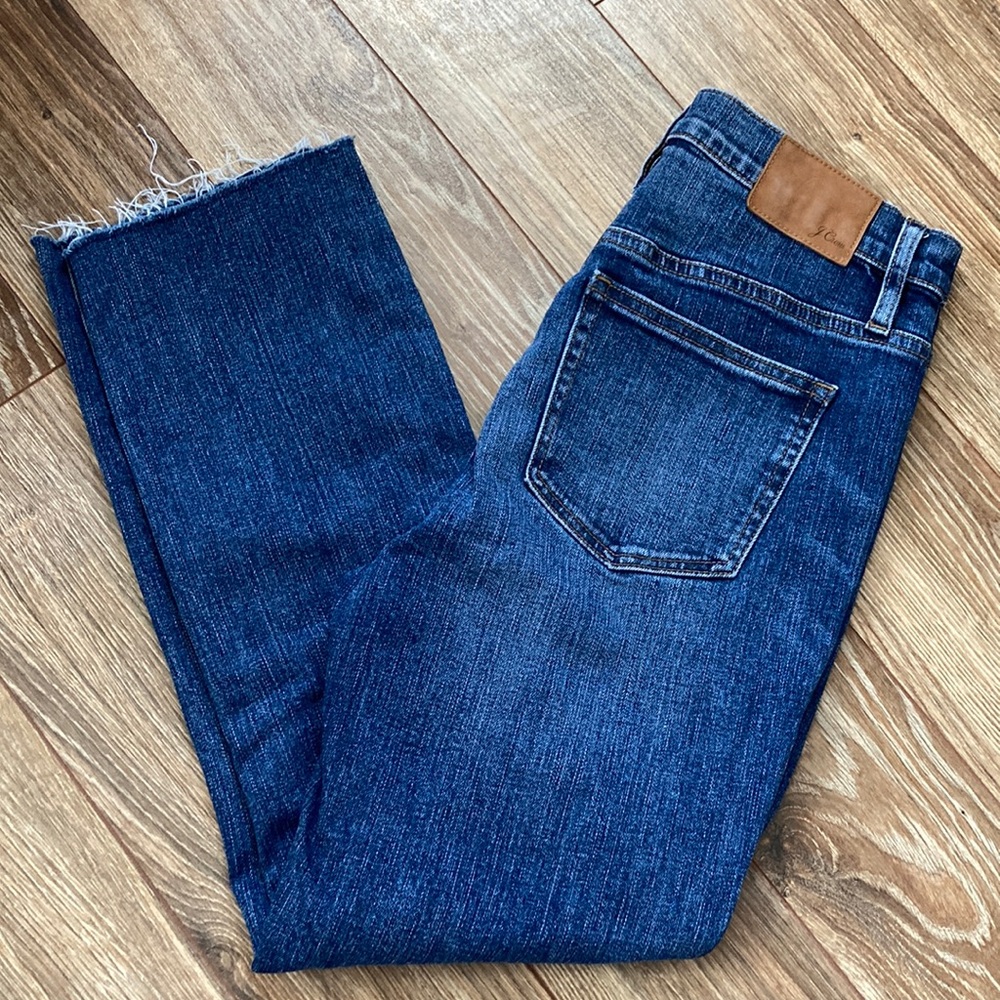 J Crew High Rise Vintage Straight Jeans Size 27